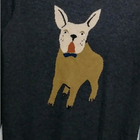 J. Crew Frenchie Bulldog Sweater - Picture 4 of 7